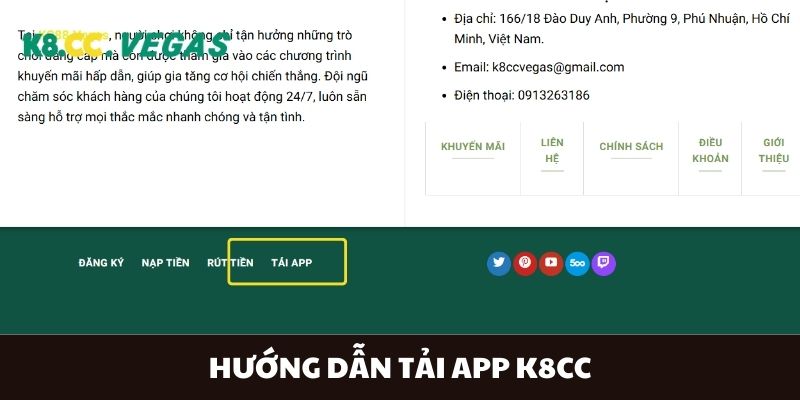 Hướng Dẫn Tải App K8CC Từng Bước Trên Android Và iOS