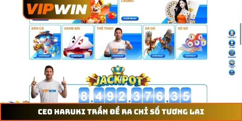 CEO Haruki Trần đề ra chỉ số tương lai